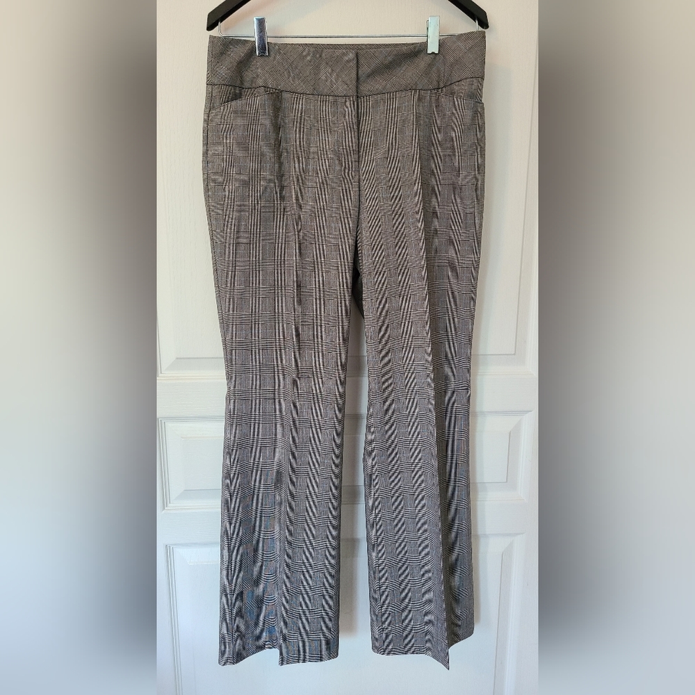 Black&White Plaid Formal Pants